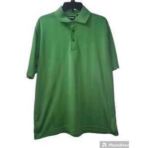 PING Collection Golf Polo Shirt Dry‎ Fiber Dynamics Green Athletic XL